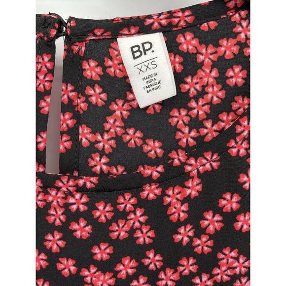 BP Black Graphic Blooms Long Sleeve Dress Size 2XSmall - Picture 8 of 11